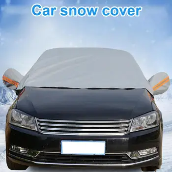 Automobilių Snow Shield Žiemos padengti Automobilio Priekinio stiklo Dangtis Karščiui Saulės Pavėsyje, Stabdžių Sniego, Šalčio, Ledo Skydas nuo Dulkių Raštas Universaliųjų Automobilių Padengti