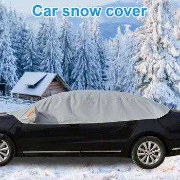 Automobilių Snow Shield Žiemos padengti Automobilio Priekinio stiklo Dangtis Karščiui Saulės Pavėsyje, Stabdžių Sniego, Šalčio, Ledo Skydas nuo Dulkių Raštas Universaliųjų Automobilių Padengti