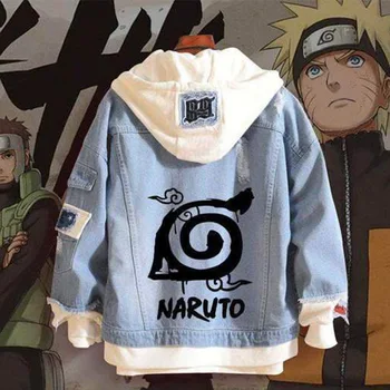 Naujas Harajuku Naruto Striukė Palaidinukė Vyrai Moterys Uchiha Klano Spausdinti Kostiumas Japonų Anime Cardigan Drabužius