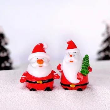 Kalėdų Senį Sant Claus Miniatiūrinės statulėlės Dervos Žaislas Kūrybos Dovanos vestuvių dekoravimo, sodo statula sode Decole