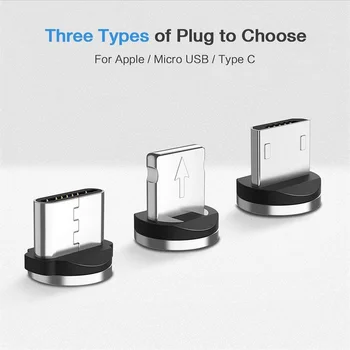 1pc USB Tipo c Kabelio Uosto Magnetinio Adapteris, Įkroviklis iPhone 6 7 8 X 