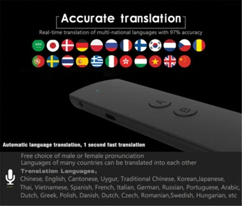 T6 Lengva Trans Smart Kalbos Vertėjas Momentinių Balso Kalbą 28 Kalbas APP Nešiojamas Belaidis 2-Way Realaus Laiko Balso Momentinių