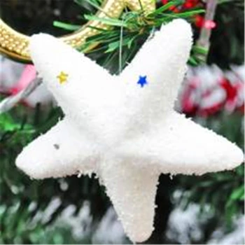 Kalėdų Eglutė 6pcs Star Apdailos Penkerių-pažymėjo Žvaigždutė Putos Kalėdiniai Papuošalai Gražus Kalėdų Ornamentu Šalies Prekių