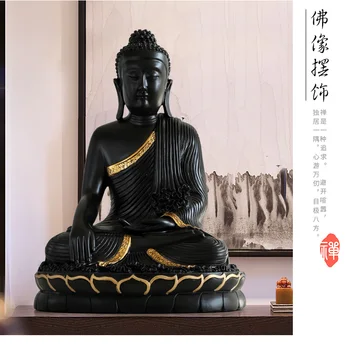 Didmeninė Budos paveikslas # Azijoje Tailandas efektyvių NAMŲ šeimos Apsaugos Talismanas # Retro Budizmas FENG SHUI Budos statula