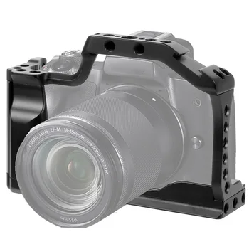 CNC Aliuminio Fotoaparatas Narve Canon EOS M50 / M5 DLSR Atveju Šaltas Batų Kalno Plėtra Apima Greitai Rease Plokštė Parama