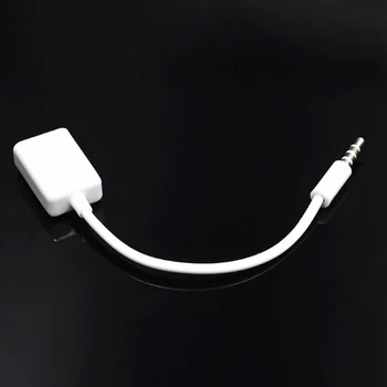3.5 mm Male AUX Garso Kištuko Lizdą, USB 2.0 Moterų Keitiklio Kabelį, Laidą, Automobilinį MP3 Ausinių Laidą