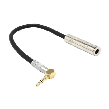 Stereo Audio Adapterio Kabelis, 3.5 mm 6.35 mm High Fidelity 
