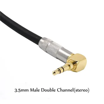 Stereo Audio Adapterio Kabelis, 3.5 mm 6.35 mm High Fidelity 