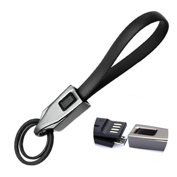 Key Chain USB Įkrovimo Kabelis 