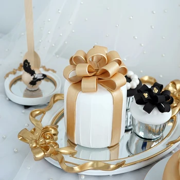 Modeliavimo Tortas, Šampanas Macaron Bokštas Namų Minkšta Apdaila Aukso Modeliavimas Macaron Juostelių Pyragas