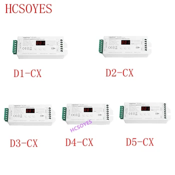 MIBOXER DC12-24V D1-CX D2-CX D3-CX D4-CX D5-CX 1 2 3 4 5 Kanalo Nuolatinės Įtampos DMX512 RDM Dekoderis 1CH 2CH 3CH 4CH 5CH