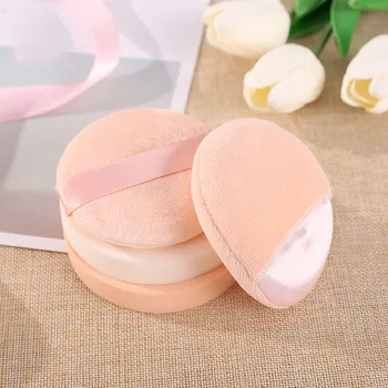 Xixi makiažas powder puff apvalios formos vieno mygtukai baltos spalvos makiažas kempine grožio kosmetikos pagrindas sluoksniuotos AC066
