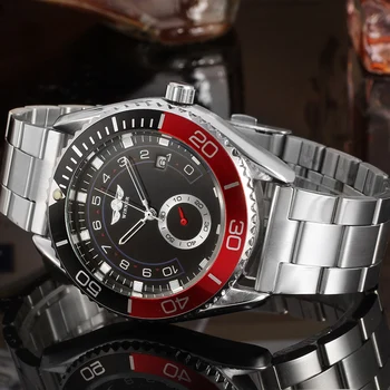 NUGALĖTOJAS Viršuje Prabangos Prekės ženklo Gamintojai Automatinis laikrodis Skeleto Vyrų Nerūdijančio Plieno, Mechaninis Laikrodis, Data Valandas Laikrodžiai 2018