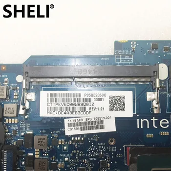 SHELI HP 840 G2 Nešiojamojo kompiuterio pagrindinę Plokštę Su i7-5600u CPU 6050A2637901-MB-A02 799513-001