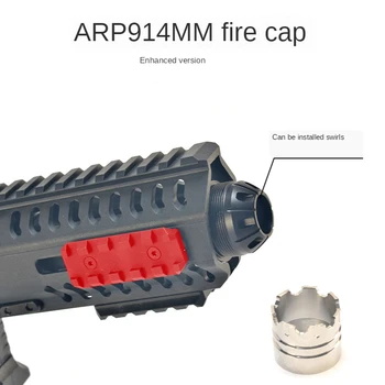 ARP9 Gelio Blaster Metalo Gaisro Bžūp XYL AK kaip 14mm Metalo Gaisro Bžūp Tiesioginių Montavimas CNC Sustiprinta Šoninių Bėgių Ir Viršutinis Bėgelis