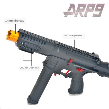 ARP9 Gelio Blaster Metalo Gaisro Bžūp XYL AK kaip 14mm Metalo Gaisro Bžūp Tiesioginių Montavimas CNC Sustiprinta Šoninių Bėgių Ir Viršutinis Bėgelis