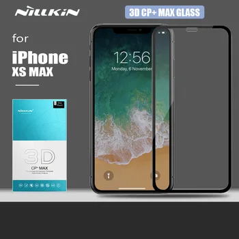 Nillkin iPhone XS MAX Stiklo CP+ 3D Max Visiškai Padengti Grūdinto Stiklo Saugos Apsaugos Screen Protector, iPhone XS MAX STIKLO
