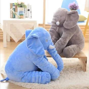 Vaikams kūdikių berniukai&mergaites Mielas animacinių filmų Pliušinis dramblys miega Pagalvė minkšta patogi PP medvilnės gera dovana Emuliacija dramblys