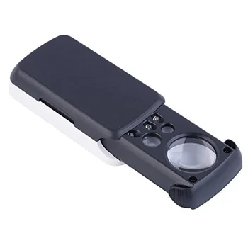 Nešiojamų Mini Daugiafunkcį 30X 60X 90X Kišenėje nifier su LED UV Šviesos Akis Stiklo nifying Loupe Objektyvas Deimantų Papuošalai